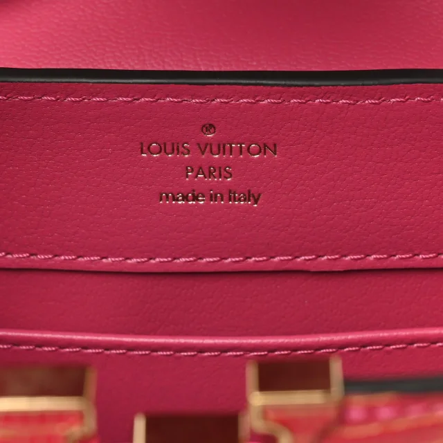 Louis Vuitton Metallic Lizard Capucines Mini Fuchsia Gold in Pink Lizard from FASHIONPHILE, photo 6 of 9