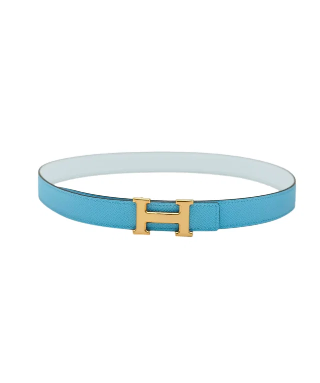 Hermès Constance Belt - Blue - 75cm in Blue Epsom leather from Luxury Promise