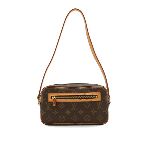 Louis Vuitton Monogram Pochette Cite Shoulder Bag Brown M51183 in Brown Coated canvas from Luxury Promise