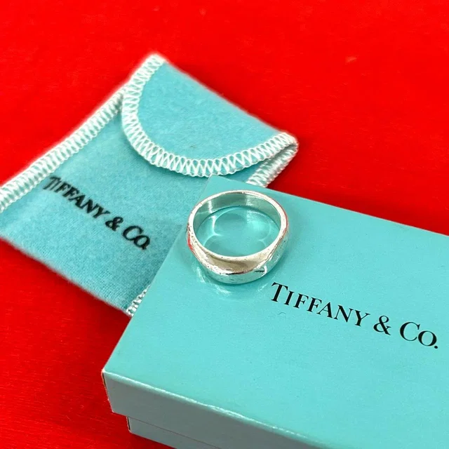 Tiffany & Co. Knife Edge Ring 925 No 15 Silver in Silver from The Reluxe
