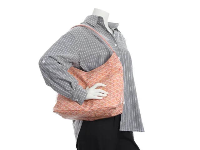 Goyard LE Rose Bohème Hobo in Pink Coated canvas from Ann's Fabulous Finds, photo 10 of 10