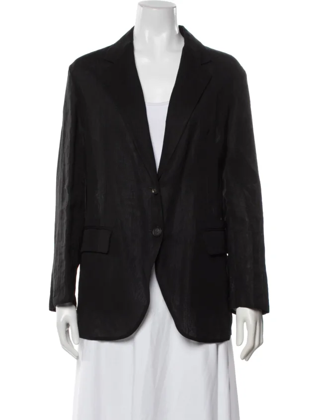 Brunello Cucinelli Blazer w/ Tags in black from The RealReal
