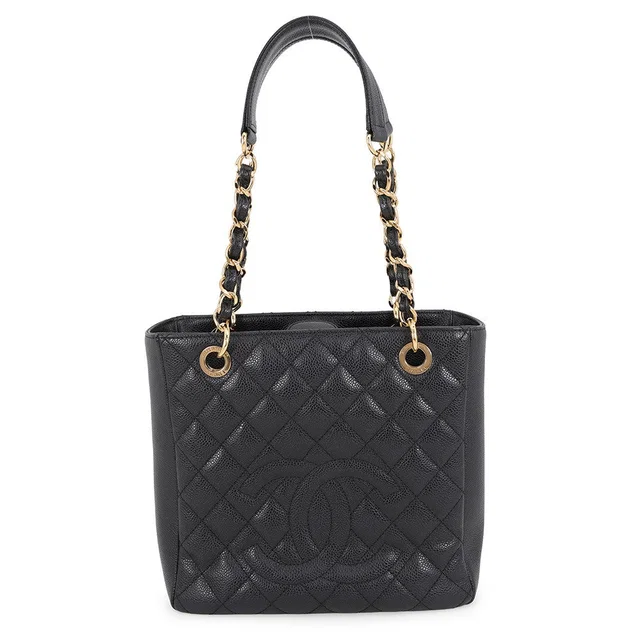 Chanel Matelasse PST Tote Bag BlackA50994 Caviar Leather in Caviar leather from GALLERY RARE