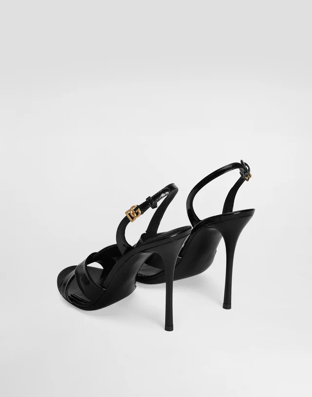 Dolce & Gabbana Logo Plaque Sandals, photo 3 of 6 from SENSER