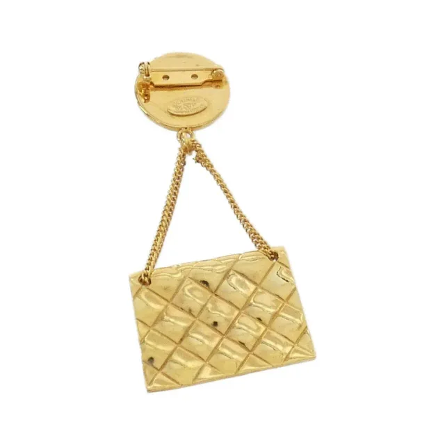 Chanel Vintage Brooch in Gold Brass from LuxUness, photo 2 of 5