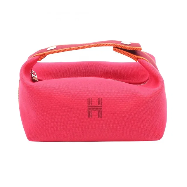 Hermès Handbag Brid-a-brac PM Hibiscus Canvas Bride-a-Brac in Canvas from The Reluxe