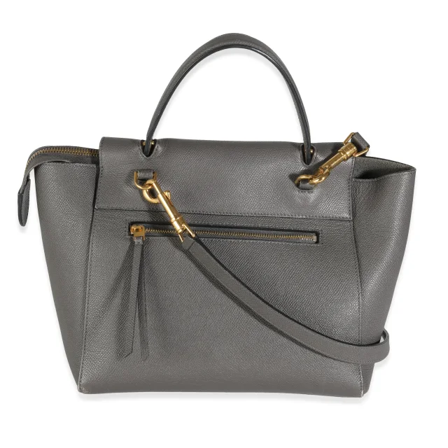 Celine Micro Belt Bag in Grey Leather from Season 2 Consign, photo 4 of 8