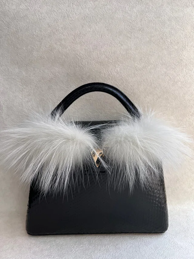Louis Vuitton Capucines BB Python/Fur GHW in Python from Luxury Promise