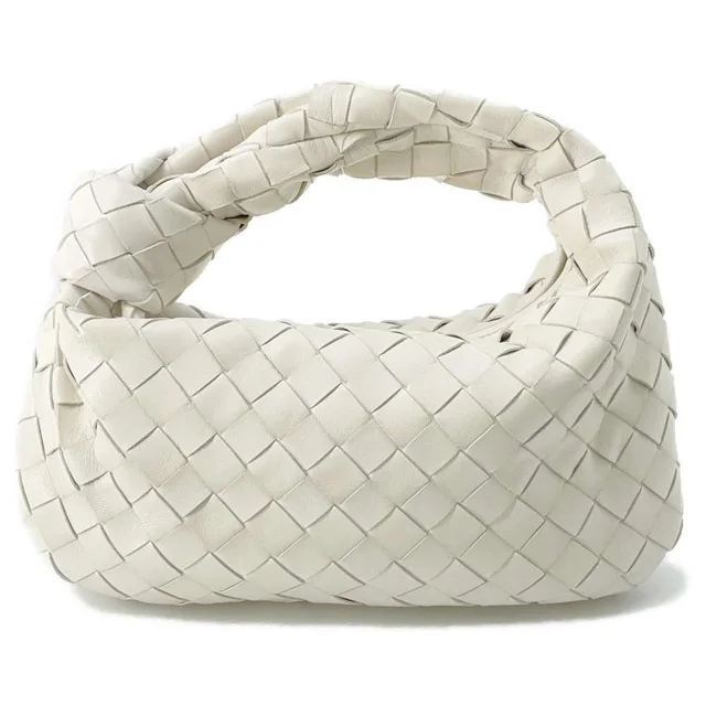 Bottega Veneta Handbag The Jodie Intrecciato White Bag in white Woven leather from Poshmark