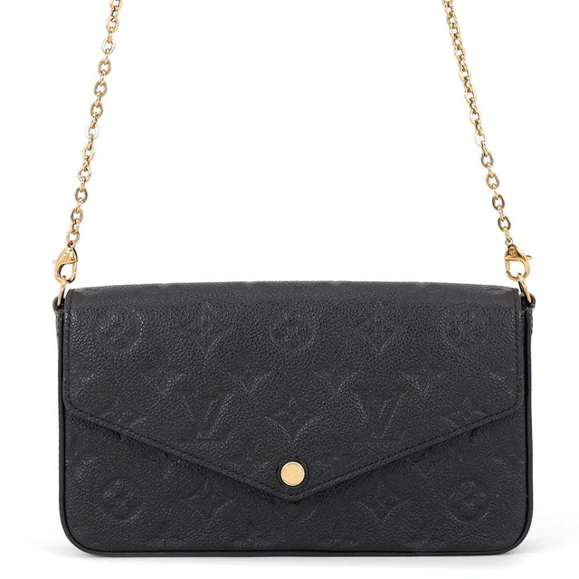 Louis Vuitton Felicie Pochette NoirM64064 Monogram Empreinte Leather in Leather from GALLERY RARE