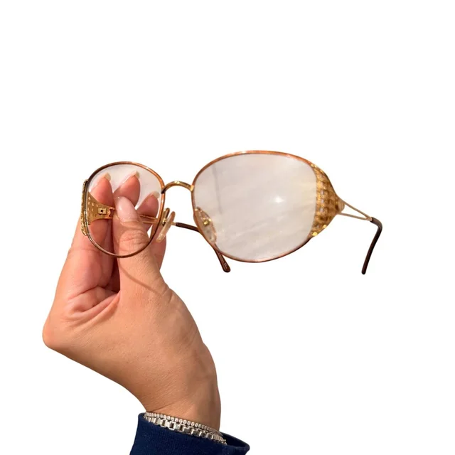 Dior Vintage Gold Frame Reading Glasses in gold from Poshmark