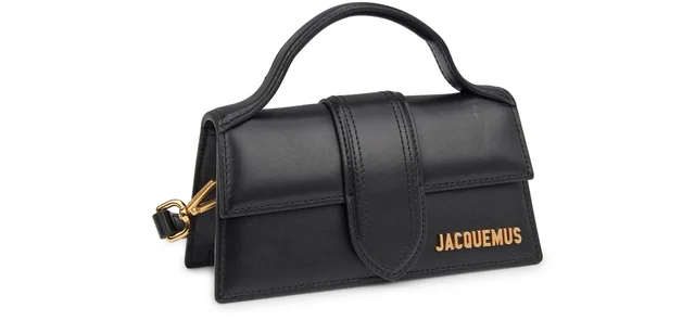 JACQUEMUS The Bambino bag in Black 100% cotton, 100% cow leather, photo 3 of 9 from 24S (Canada)