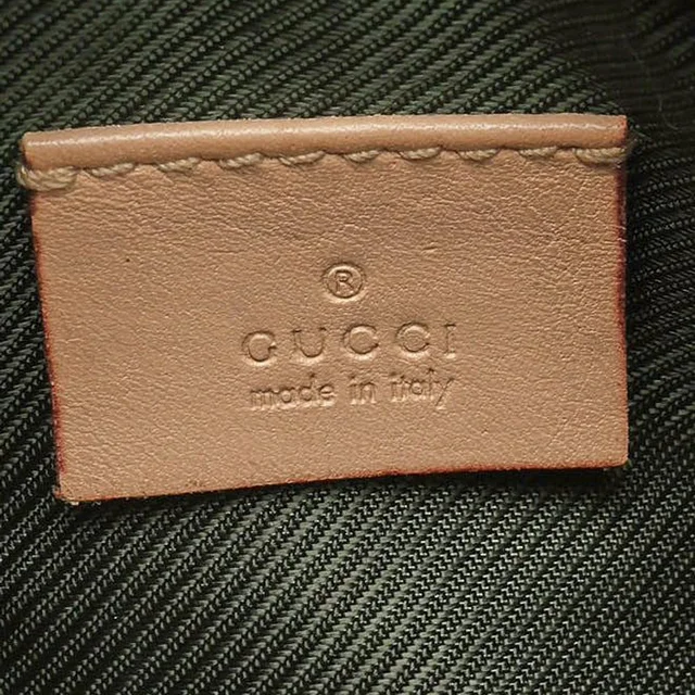 Gucci GG Canvas Leather Pouch in Canvas from A Retro Tale, photo 7 of 7
