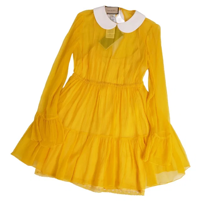 Gucci Dress Chiffon Silk in Silk from The Reluxe