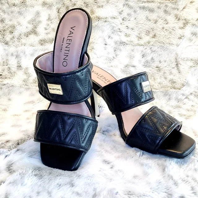 By Mario Valentino Jackie Slide Euc in black from Poshmark