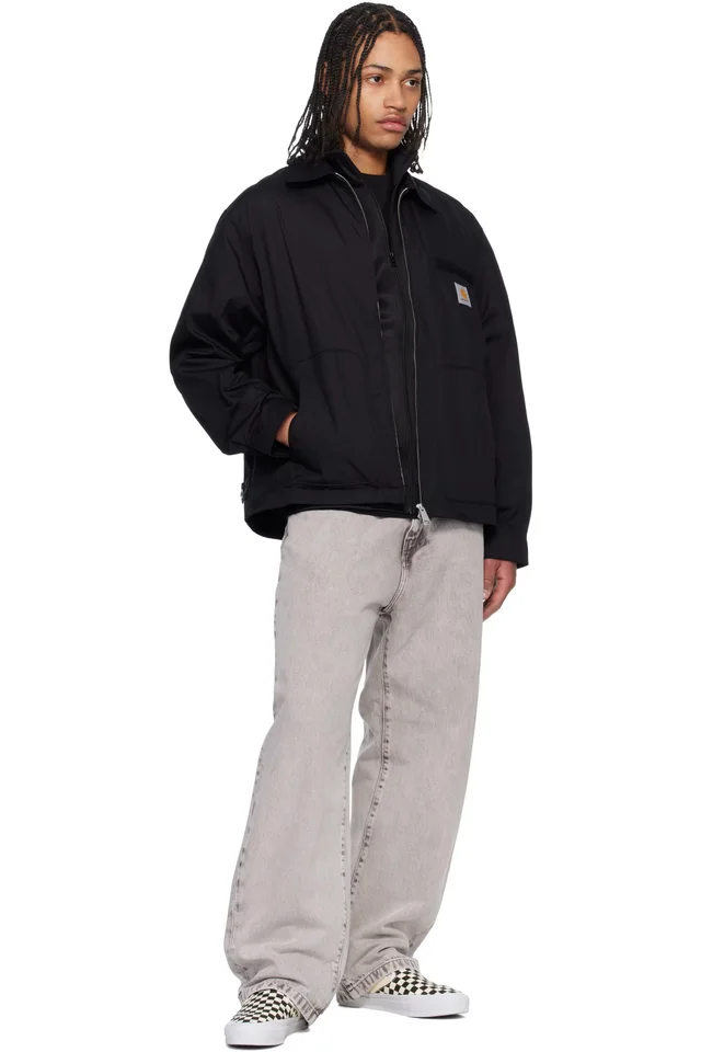 Carhartt Work In Progress Black Postal Jacket, photo 4 of 4 from SSENSE