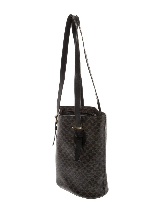 Celine Bucket Bag handbags, wallets & cases in Black Leather from The RealReal, photo 3 of 6