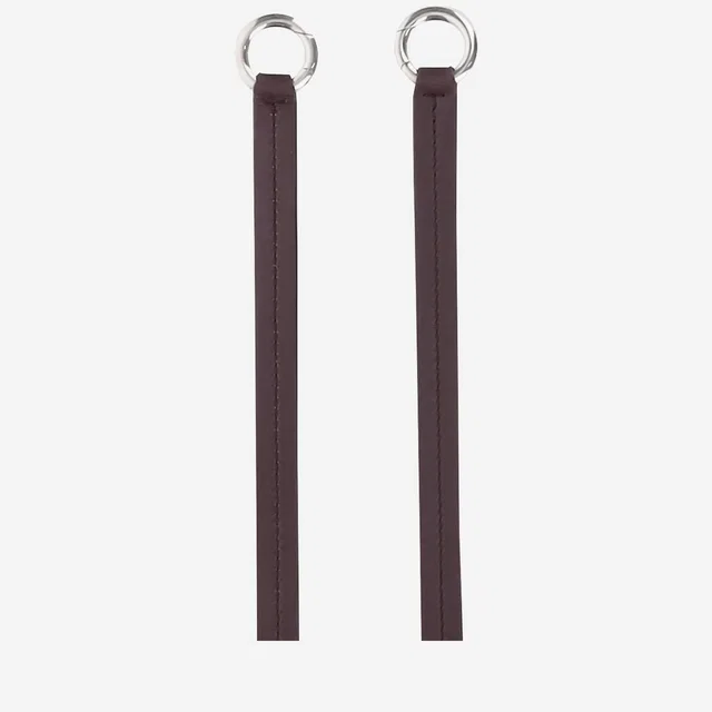 Jil Sander Shoulder Bag — Burgundy Calfskin in Burgundy Calfskin from HEWI