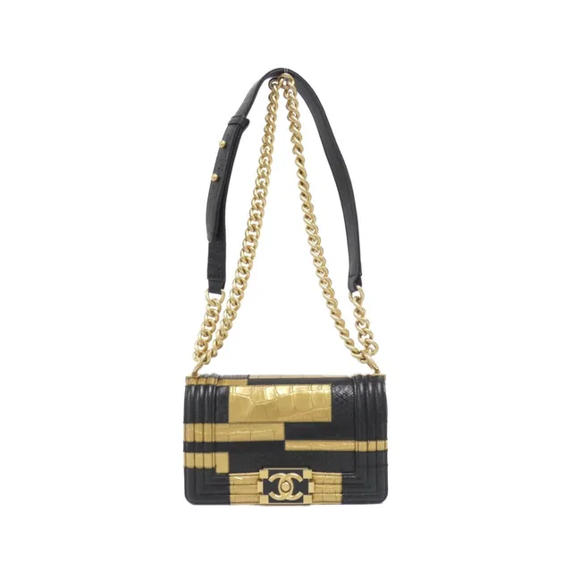 Chanel Boy Line Shoulder Bag in Togo leather from The Reluxe