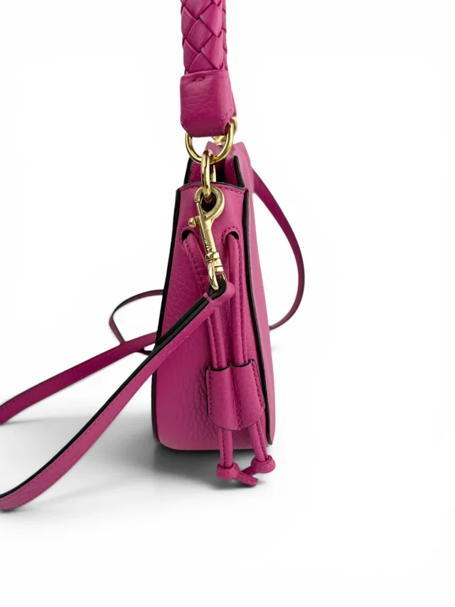 Dark Pink (“Mulberry Pink”) Mini Iris Hobo in Pink Caviar leather from Season 2 Consign, photo 2 of 9