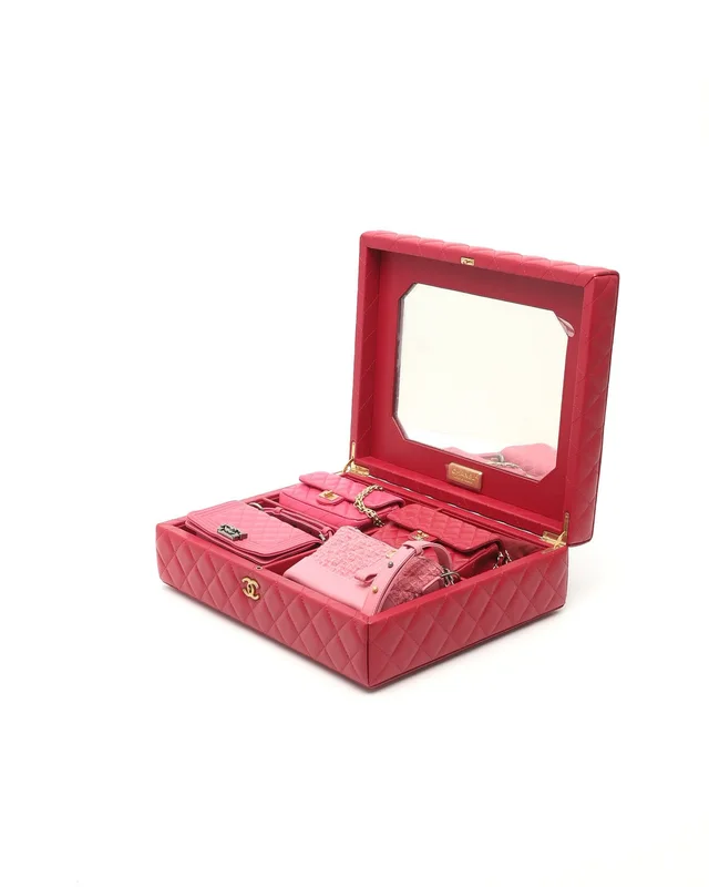 Chanel Limited Edition Success Story Pink Attache Case And 4-Piece Set Bag in Pink from A Retro Tale, photo 4 of 22
