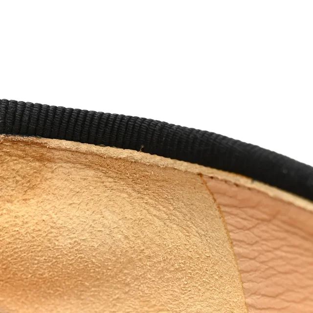 Chanel Patent Cap Toe Ballerina Flats 39.5 Black in Black Lambskin from FASHIONPHILE, photo 12 of 18