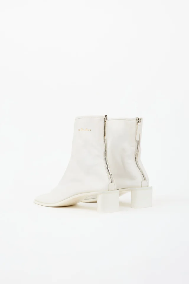 Acne Studios Leather Bertine Boot in Leather from VSP Consignment, photo 2 of 2