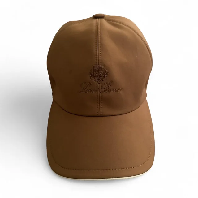 Loro Piana Men's Caps - Tan/Brown in brown|red|neutral from Depop, photo 1 of 1