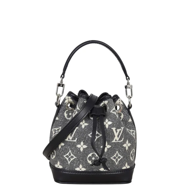 Louis Vuitton Nano Noe Monogram Denim in Denim from Luxe.It.Fwd
