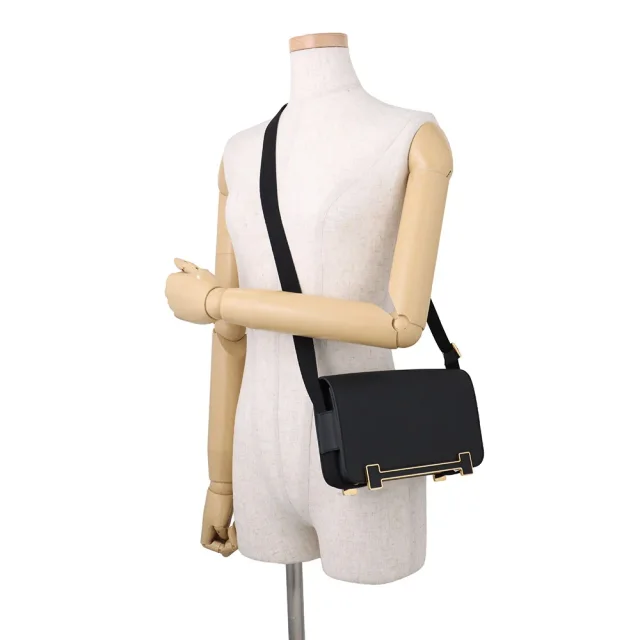 Hermès Geta Slim Black Epsom in Black Epsom leather from GALLERY RARE, photo 4 of 15