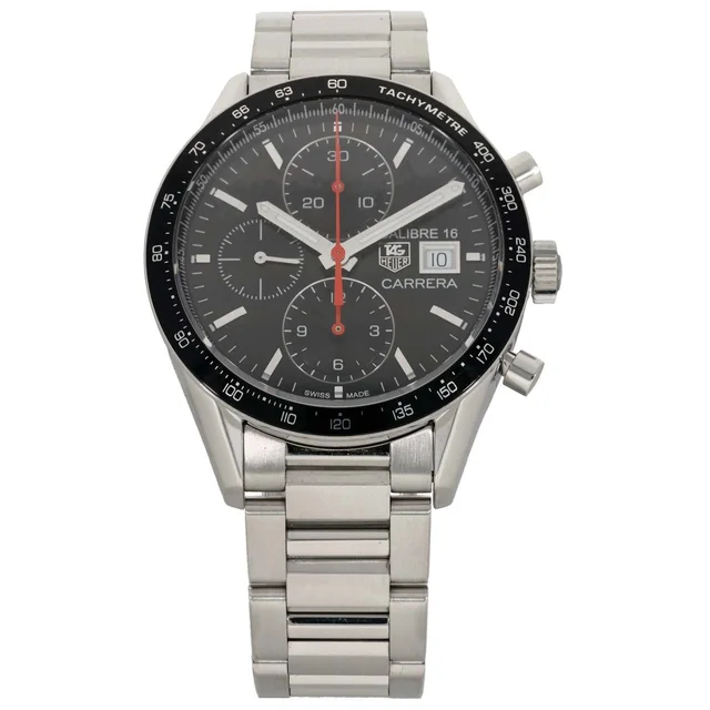 TAG Heuer Carrera CV201AK-0 41mm Stainless Steel Watch from H&T