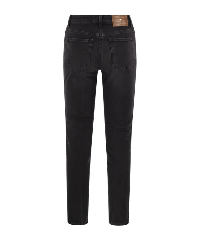 Elisabetta Franchi Tapered-Leg Slim Fit Jeans, photo 3 of 4 from SENSER