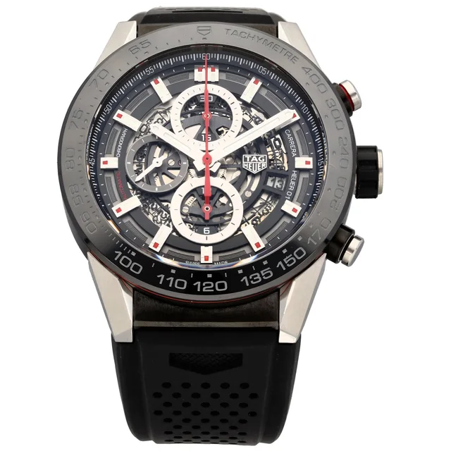 TAG Heuer Carrera CAR2A1Z-0 45mm PVD Stainless Steel Watch from H&T
