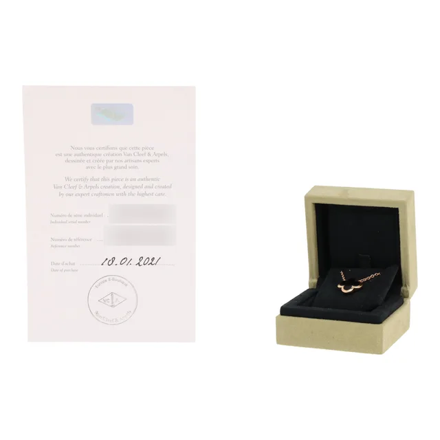 Van Cleef & Arpels Pure Alhambra necklace in yellow gold and onyx in Yellow from Collector Square, photo 3 of 3
