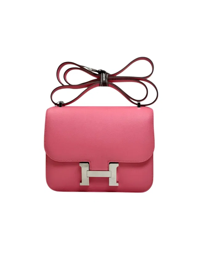 Hermès Constance 18 in Rose Azalee with PHW in Pink Leather from Luxury Promise