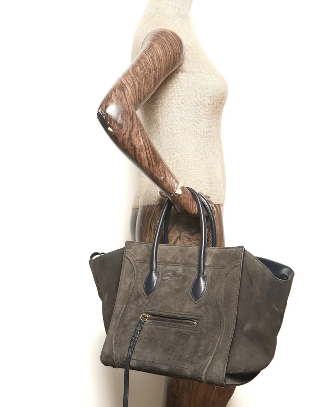 Celine Luggage Phantom Suede Bag in Suede from A Retro Tale, photo 11 of 11