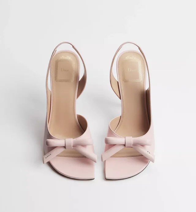 Dior Bow Heeled Slingback Sandal, photo 3 of 4 from SENSER