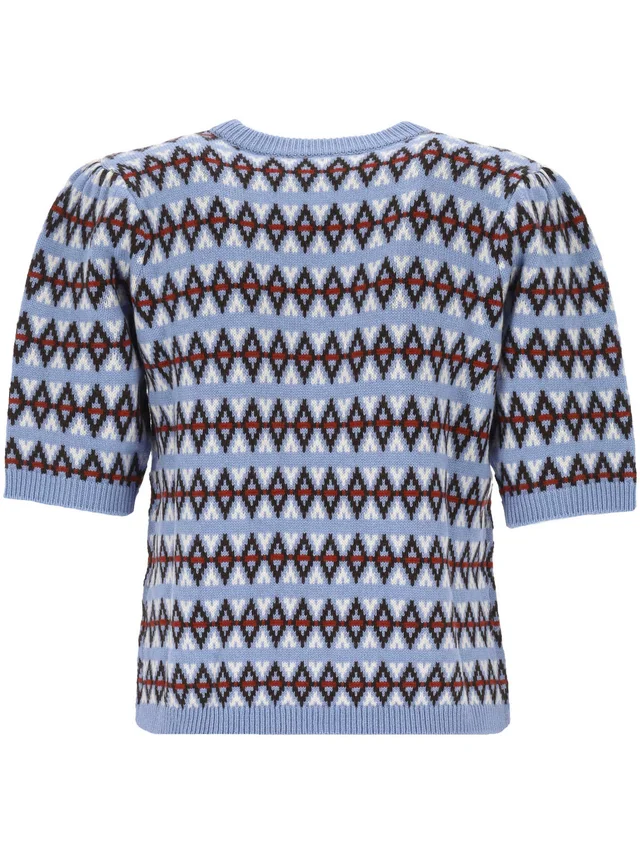 Frame Short-Sleeved Crewneck Jumper, photo 2 of 3 from SENSER