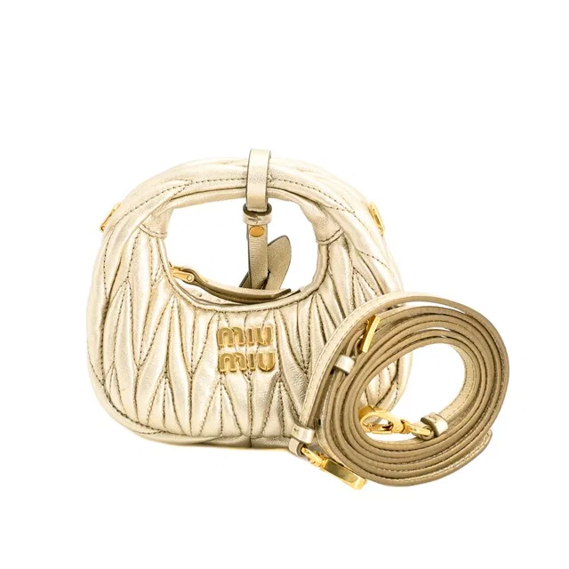 Miu Miu Shoulder Bag Micro Hobo from The Reluxe