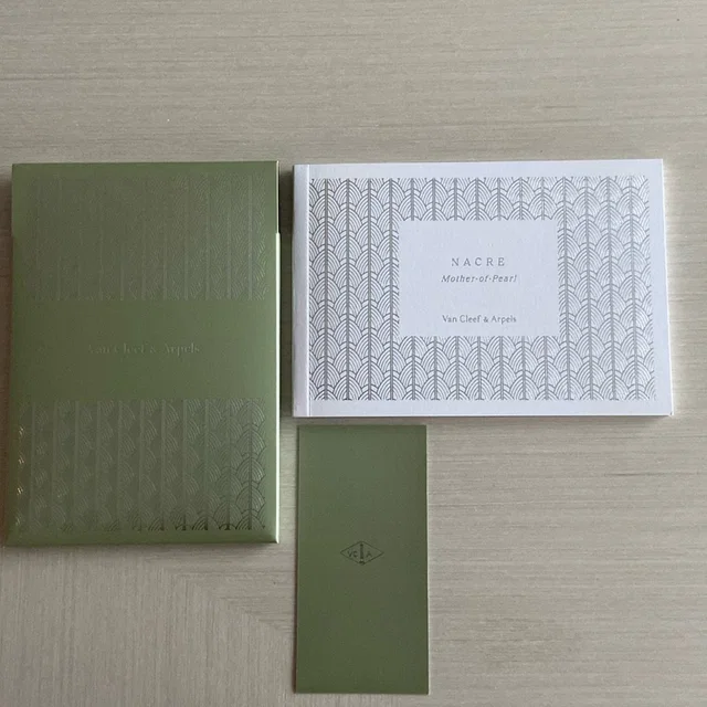 Van Cleef & Arpels Booklet Mother-Of-Pearl in green|white from Poshmark