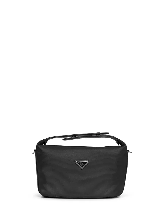 Prada Recycled Polyamide Mini Bag — Black in Black Nylon from HEWI