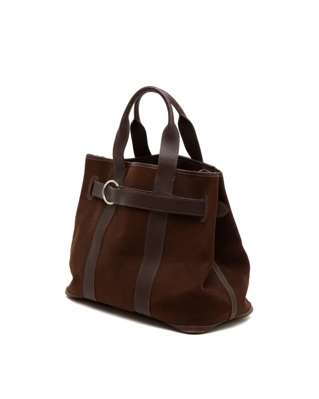 Hermès Petite Ceinture Tote Bag in Canvas from A Retro Tale, photo 2 of 13