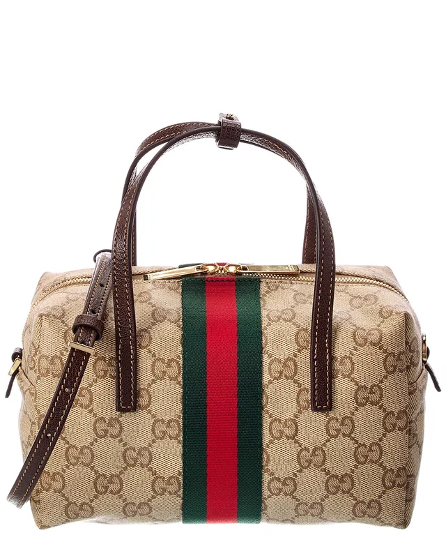 Gucci GG Coated Canvas & Leather Shoulder Bag, image 1 of 1 from Rue La La