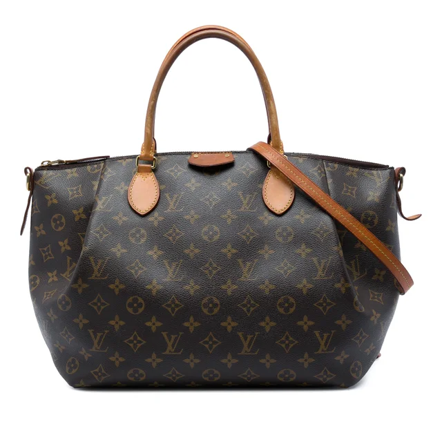 Brown Louis Vuitton Monogram Turenne GM Satchel in Brown Coated canvas from Designer Revival