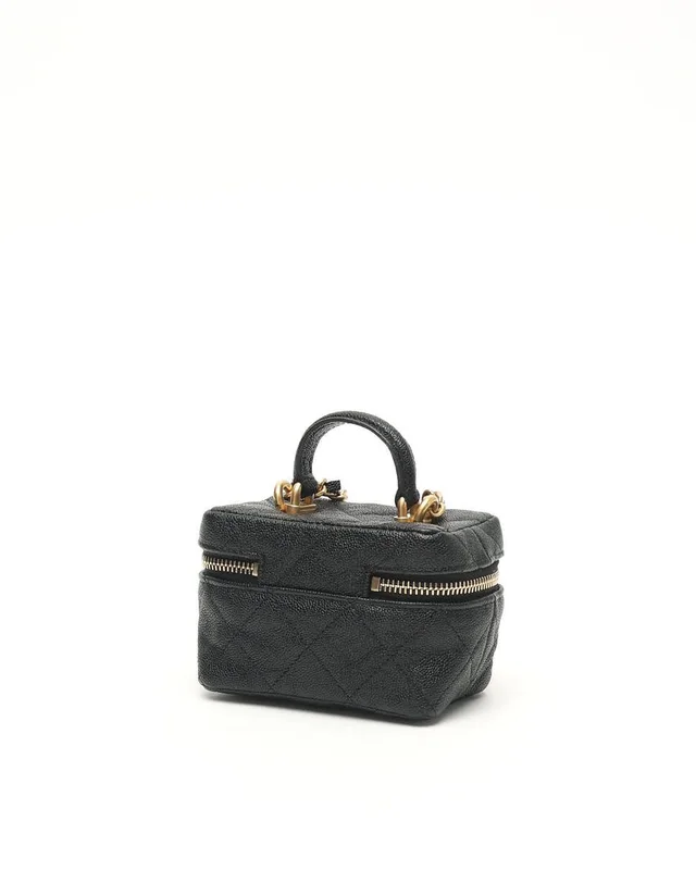 Chanel Caviar Mini Vanity Bag in Caviar leather from A Retro Tale, photo 3 of 10