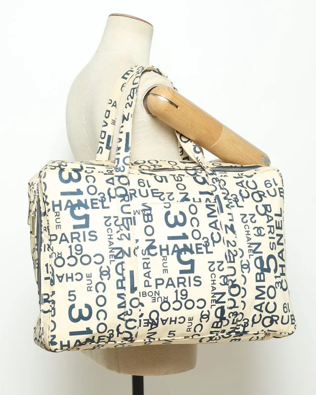 Chanel Rue 31 Rue Cambon Weekend Bag in Canvas from A Retro Tale, photo 7 of 12