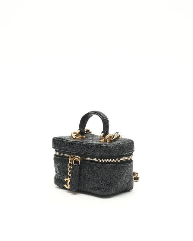 Chanel Caviar Mini Vanity Bag in Caviar leather from A Retro Tale, photo 2 of 10
