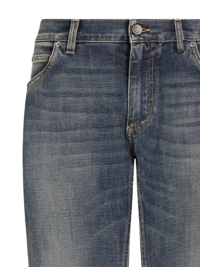 Dolce & Gabbana regular-fit blue wash stretch jeans, photo 2 of 2 from FARFETCH