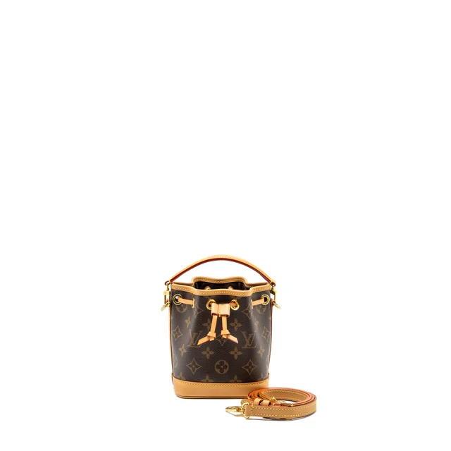 Louis Vuitton Nano Noe Monogram Canvas GHW in Coated canvas from EMIER