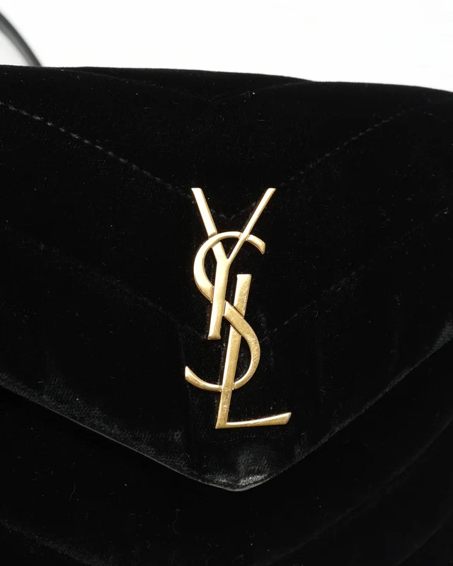 Saint Laurent Loulou Toy Shoulder Bag in Velvet from A Retro Tale, photo 6 of 10